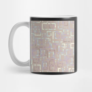 Decorator 2021 Blocks Pale Rainbow on Light Taupe 5748 Mug